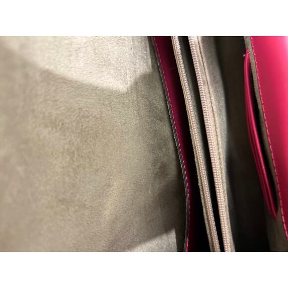 Michael Kors Greenwich Medium Studded Saffiano Leather Shoulder Bag - Rubin Red - Picture 8 of 8